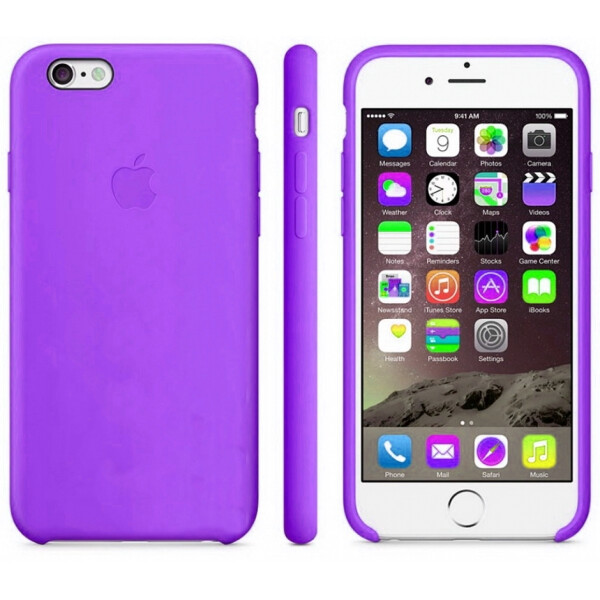 

Чехол силиконовый оригинальный для iPhone 5/5s/SE Фиолетовый (16158)