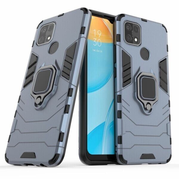 

Защитный чехол Deexe Hybrid Case для Oppo A15 / A15s - Blue