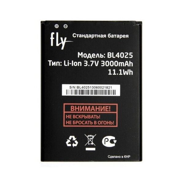 

Аккумулятор для Fly IQ4411 Quad Energie 2 / BL4025