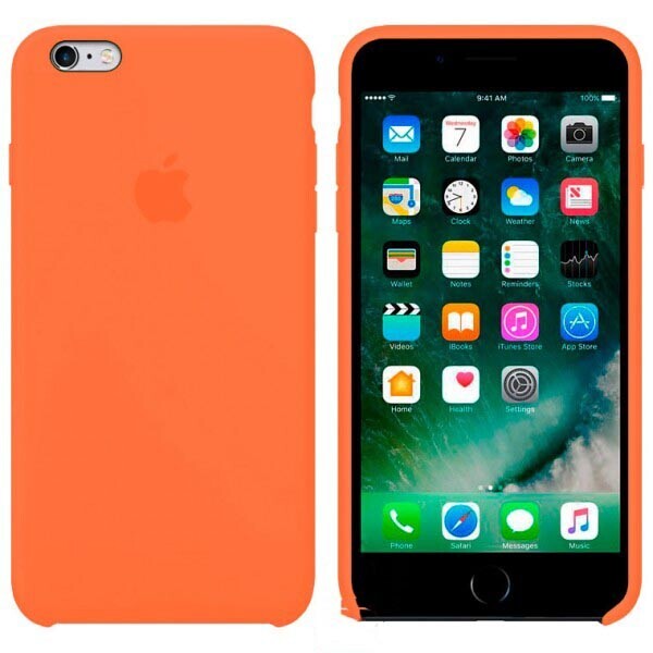 

Чехол Silicone Case Apple iPhone 6, 6S Оранжевый 49