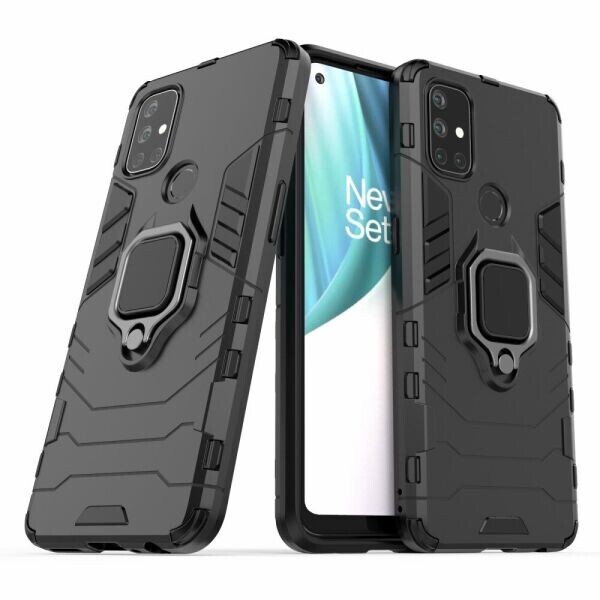 

Защитный чехол Deexe Hybrid Case для OnePlus Nord N10 - Black
