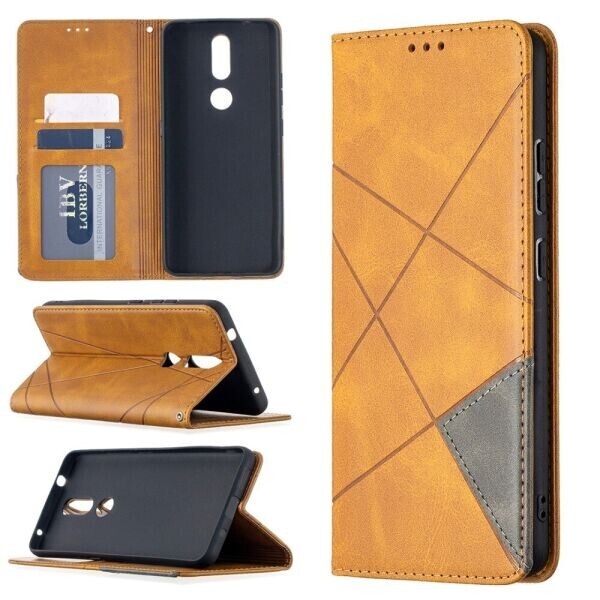 

Чехол UniCase Geometric Pattern для Nokia 2.4 - Brown