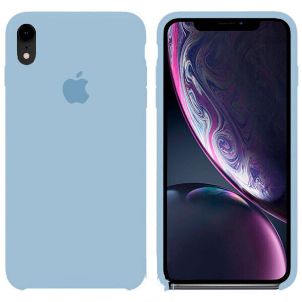 

Чехол Silicone Case Apple iPhone XR серо-Голубой 26