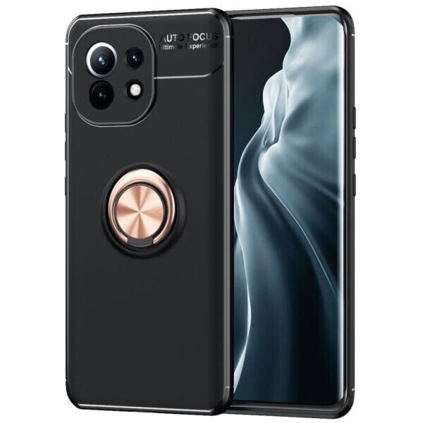 

Защитный чехол UniCase Magnetic Ring для Xiaomi Mi 11 - Black / Gold