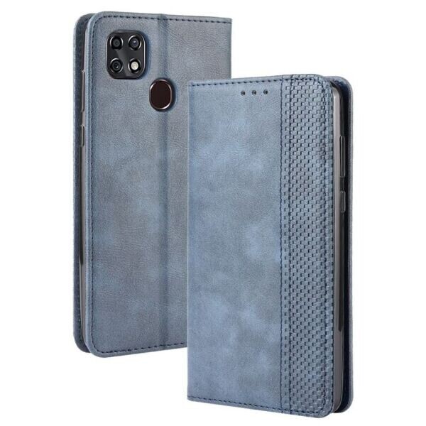 

Чехол Deexe Retro Style для ZTE Blade 20 Smart - Blue