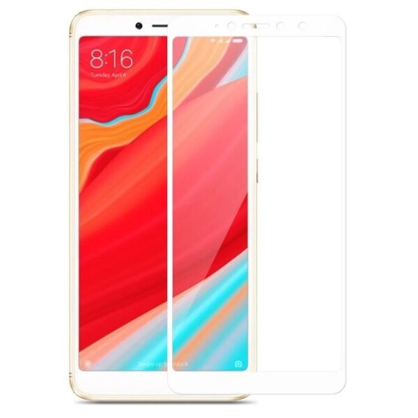 

Защитное стекло 3D Xiaomi Redmi 6, Redmi 6A 3D Белый