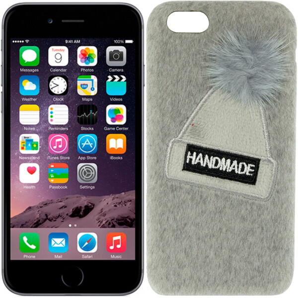

Чехол накладка Jane Winter series для iPhone 6/6s Серый (18781)