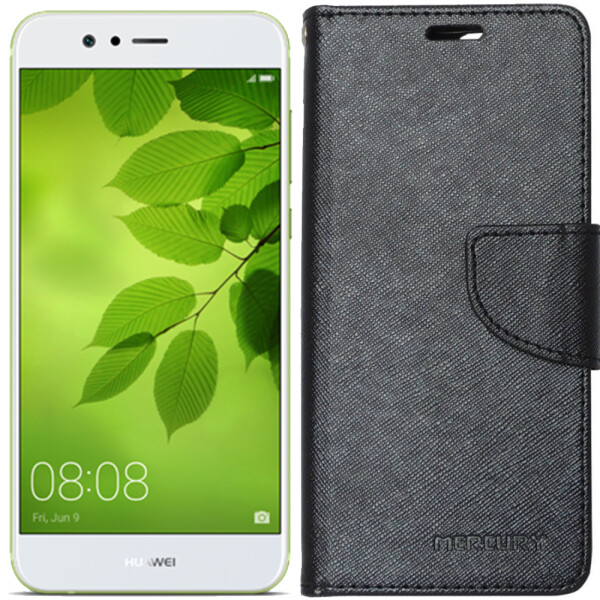 

Чехол книжка Goospery для Huawei Nova 2 Black (19991)