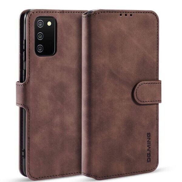 

Чехол DG.MING Retro Style для Samsung Galaxy A02s (A025) - Coffee
