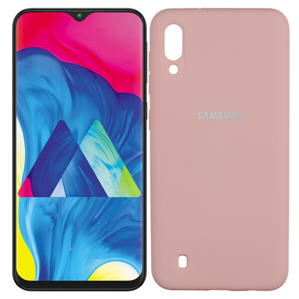 

Чехол силиконовый оригинальный Samsung M105 Galaxy M10 Розовый FULL (26017)