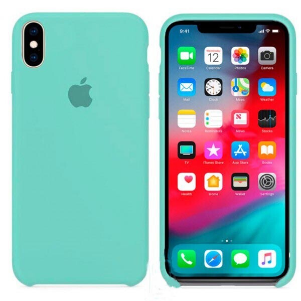 

Чехол Silicone Case Apple iPhone XS Max Бирюзовый 21