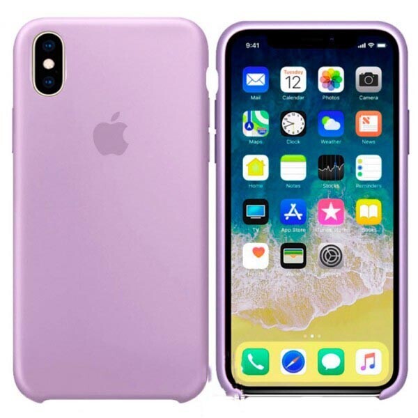 

Чехол Silicone Case Apple iPhone XS Max Сиреневый 39