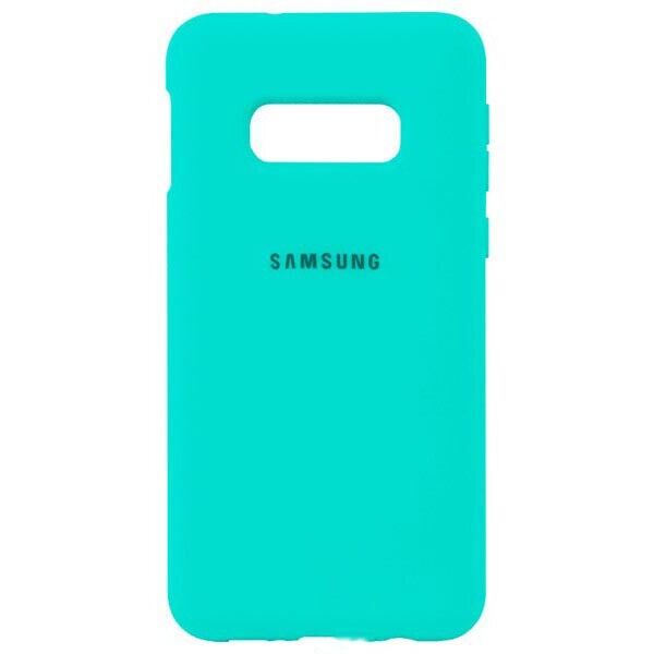 

Чехол Silicone Case Full Samsung S10E G970 Бирюзовый