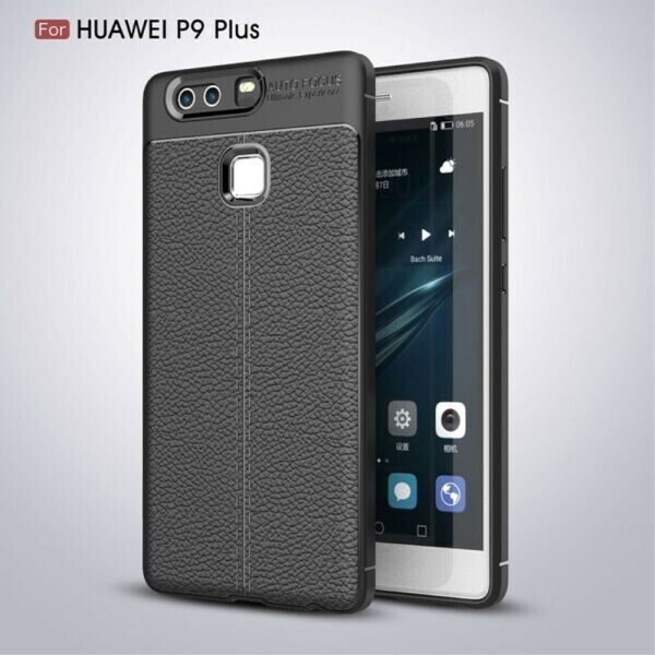 

Защитный чехол Deexe Leather Cover для Huawei P9 Plus - Black