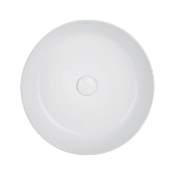 

Умывальник накладной на тумбу для ванной 440мм x 440мм Q-TAP Kalao QT0811K462W белый круглая 73399