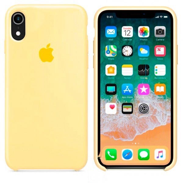 

Чехол Silicone Case Apple iPhone XR светло-Желтый 51