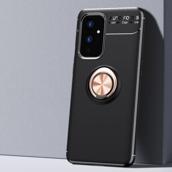 

Защитный чехол UniCase Magnetic Ring для OnePlus 9 - Black / Rose Gold