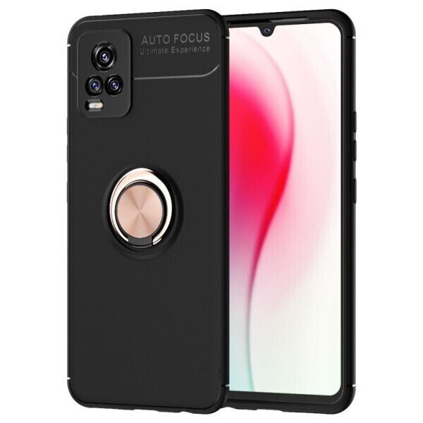 

Защитный чехол UniCase Magnetic Ring для VIVO V20 - Black / Gold