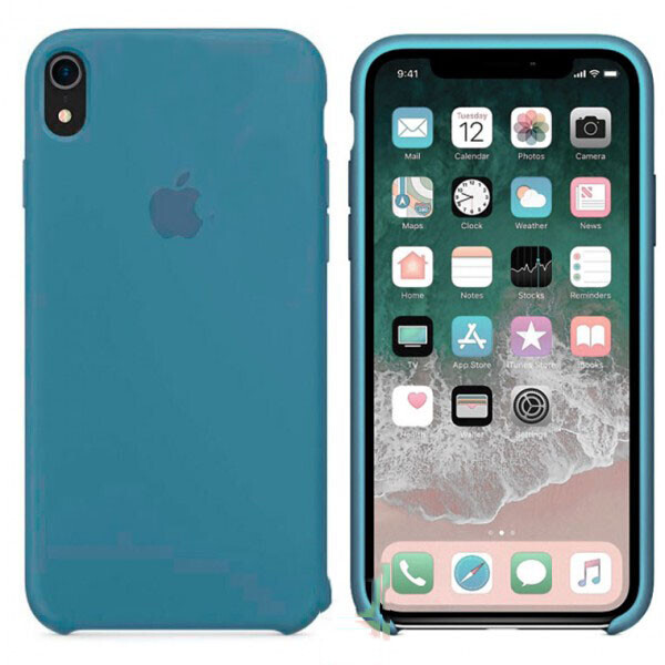 

Чехол Silicone Case Apple iPhone XR темно-Голубой 24