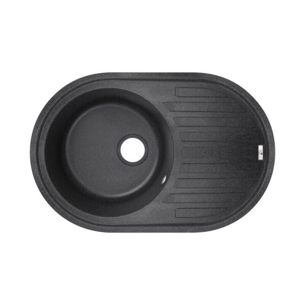

Кухонная мойка гранитная овальная LIDZ 780x500 LIDZBLA03780500200 780мм x 500мм черный 61783