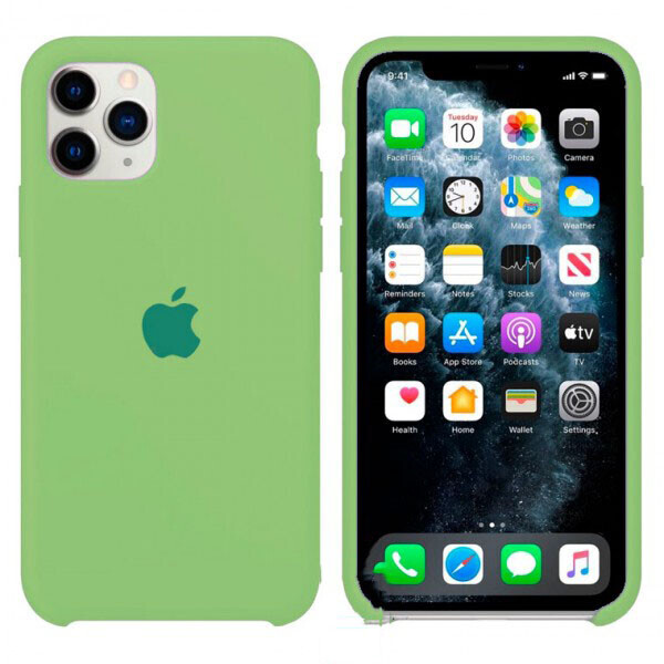 

Чехол Silicone Case Apple iPhone 11 Pro салатовый 01