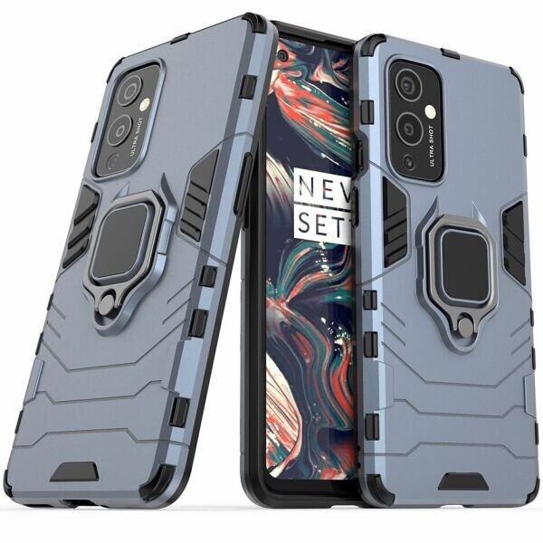 

Защитный чехол Deexe Hybrid Case для OnePlus 9 - Blue