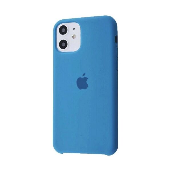 

Чехол Silicone Case Apple iPhone 11 (44) denim Синий