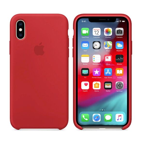 

Чехол Silicone Case Apple iPhone X, iPhone XS Красный