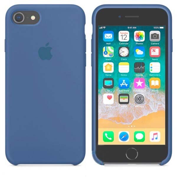 

Чехол Silicone Case Apple iPhone 7, 8 светло-Синий 03