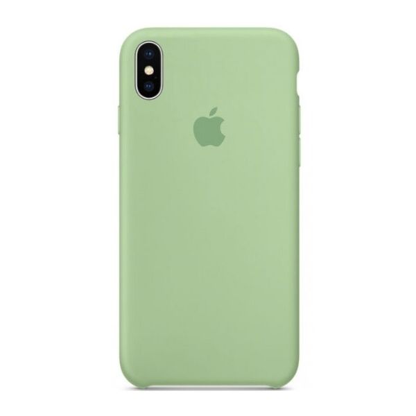 

Чехол Silicone Case Apple iPhone XS Max Light Зеленый