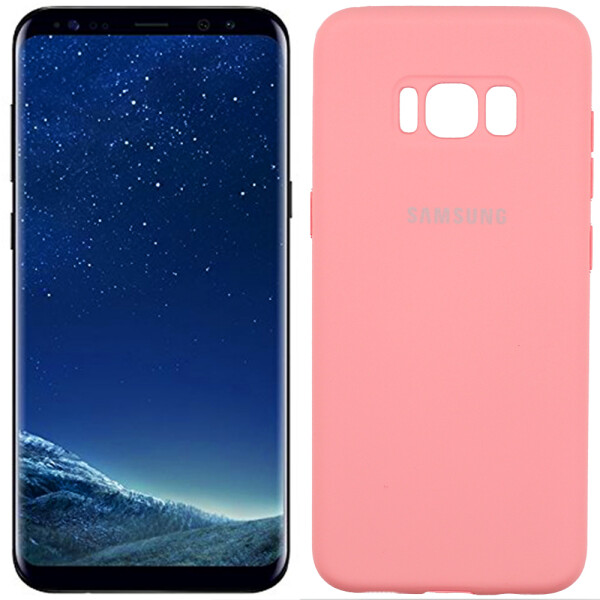 

Чехол силиконовый оригинальный для Samsung G950 Galaxy S8 Розовый FULL (26418)