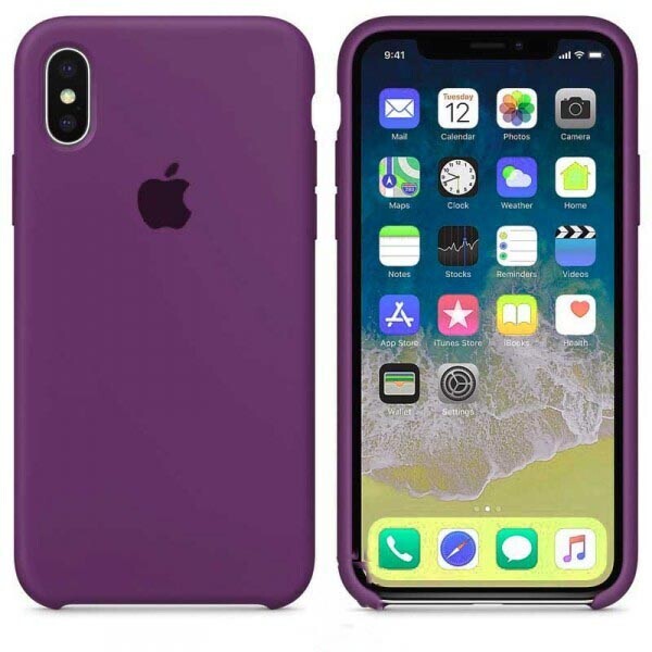 

Чехол Silicone Case Apple iPhone XS Max Фиолетовый 34