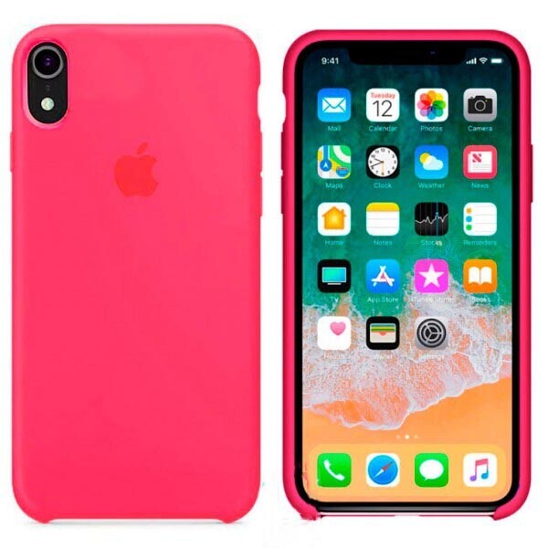 

Чехол Silicone Case Apple iPhone ярко-Малиновый XR 38