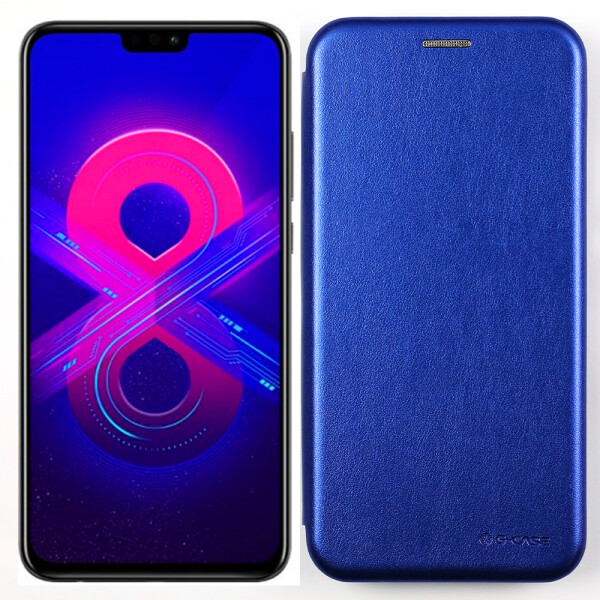 

Чехол книжка U-Like Best для Huawei Honor 8X Blue (28046)