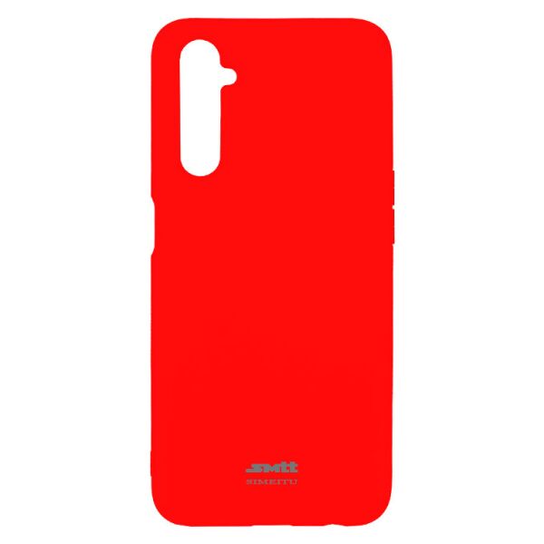 

Чехол силиконовый SMTT Silicon Cover Realme 6 Красный