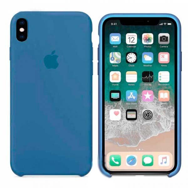

Чехол Silicone Case Apple iPhone X, XS светло-Синий 03