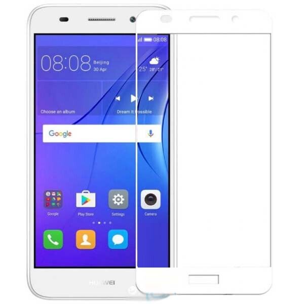 

Защитное стекло 2.5D Huawei Y3 (2017), Y3 (2018) Белый