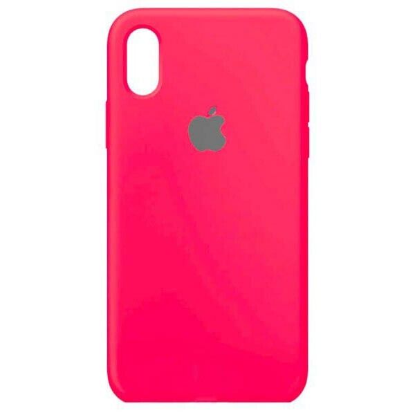 

Чехол Silicone Case Full Apple iPhone XS Max Малиновый