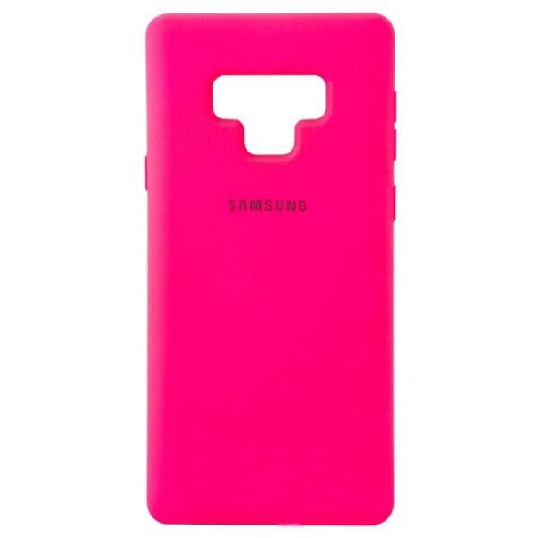 

Чехол Silicone Case Full Samsung Note 9 N960 Малиновый