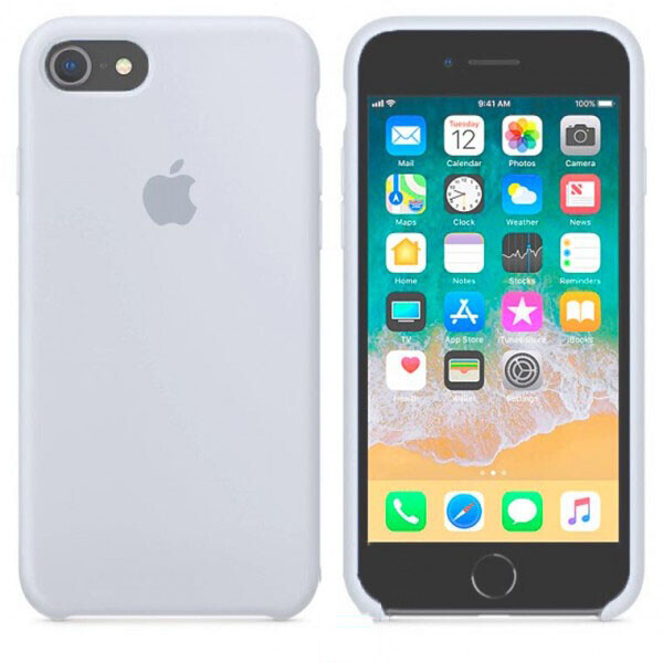 

Чехол Silicone Case Apple iPhone 6, 6S серо-Голубой 26