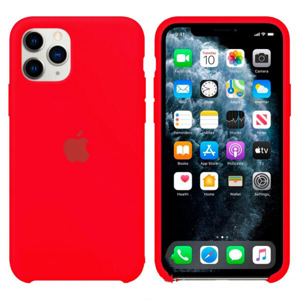 

Чехол Silicone Case Apple iPhone 11 Pro Max Красный 14