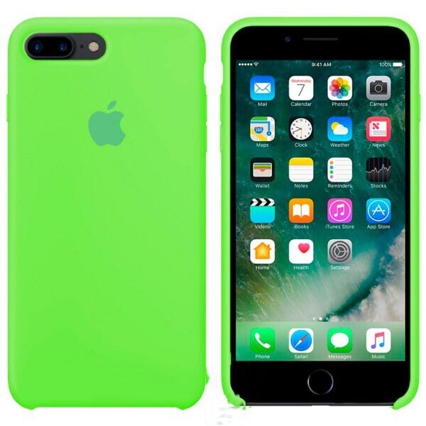 

Чехол Silicone Case Apple iPhone 7 Plus, 8 Plus Зеленый 40