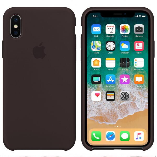 

Чехол силиконовый Silicone Case Apple iPhone XR (34) cocoa