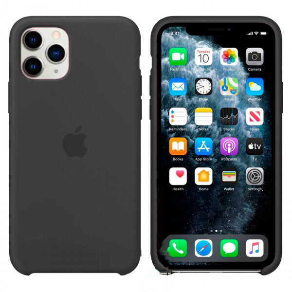 

Чехол Silicone Case Apple iPhone 11 Pro Max темно-Серый 15
