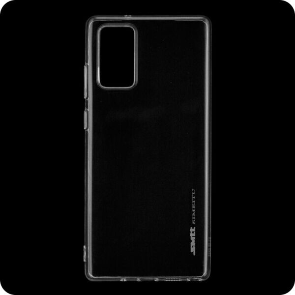 

Чехол накладка силиконовая SMTT Samsung Note 20 Прозрачный