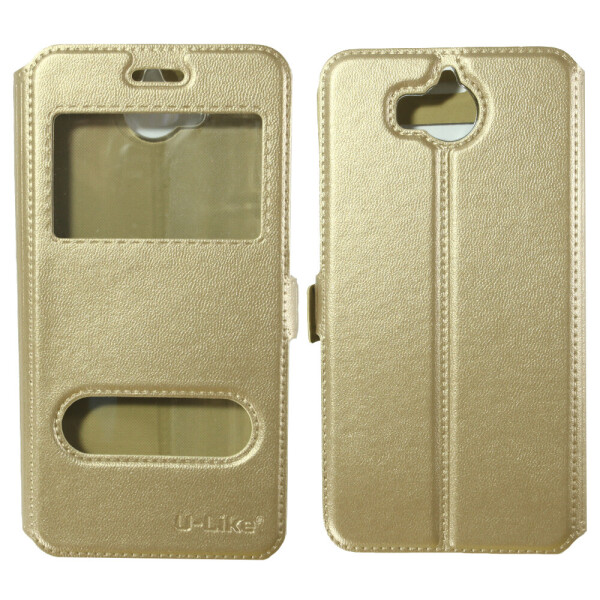 

Чехол книжка U-Like Simple для Huawei Y6 Pro Gold (21140)