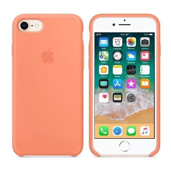 

Чехол Silicone Case Apple iPhone 7, iPhone 8 Оригинал Peach