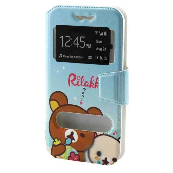 

Универсальный чехол книжка (2 окна) print 5.3-5.8 rilakkuma
