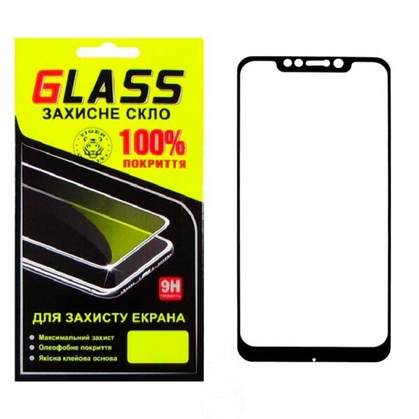 

Защитное стекло 2.5D Xiaomi Redmi Pocophone F1 Черный Glass