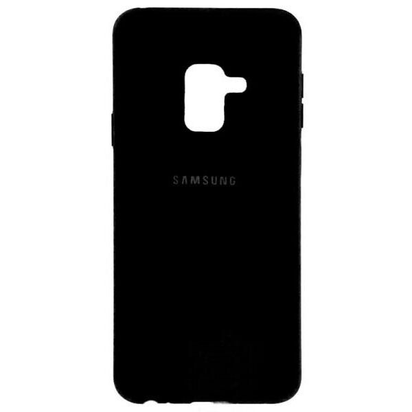 

Чехол Silicone Case Full Samsung A8 Plus (2018) A730 Черный